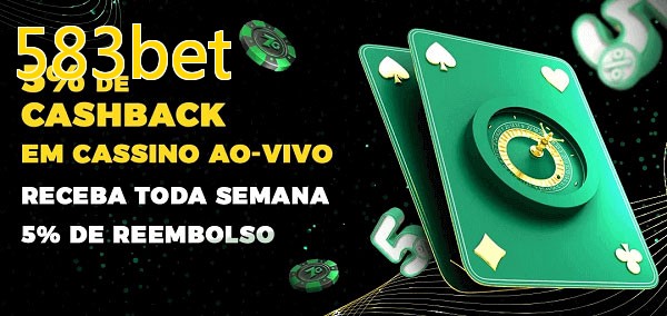 Promoções do cassino ao Vivo 583bet